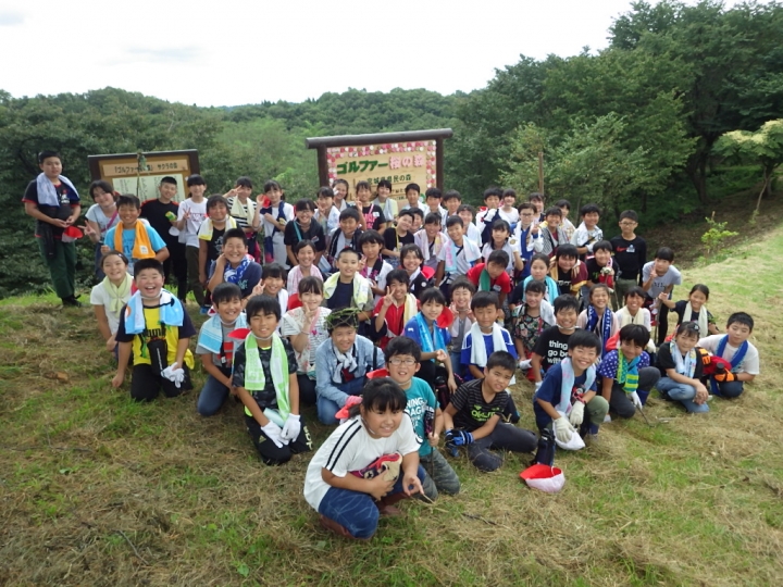 宮城県県民の森「ゴルファー桜の森」森林教室 ～仙台市立泉松陵小学校～